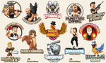 Load image into Gallery viewer, I will design caricature mascot logo, modern cartoon character, cartoon portrait