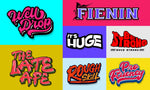 Load image into Gallery viewer, I will do modern text, font logo and custom typography, lettering, hand drawn design