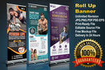 Load image into Gallery viewer, I will do outstanding roll up banner design