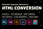 Load image into Gallery viewer, I will convert psd, pdf to html, responsive bootstrap (1 page)