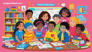 Enhancing Educational Content with Custom Illustrations by DesignersMeet.com
