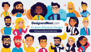 How Custom Character Illustrations from DesignersMeet.com Can Boost Your Brand Identity
