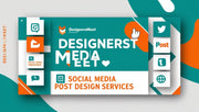 Social Media Post Design Services by DesignersMeet: Capture Attention, Drive Engagement