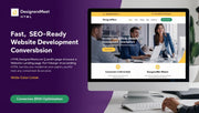 HTML Landing Page Development by DesignersMeet: Fast, SEO-Ready, and Built to Convert
