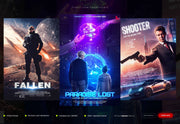 I will design a professional movie poster