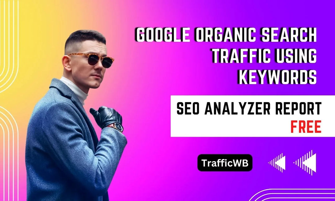 I will google organic search traffic using keywords