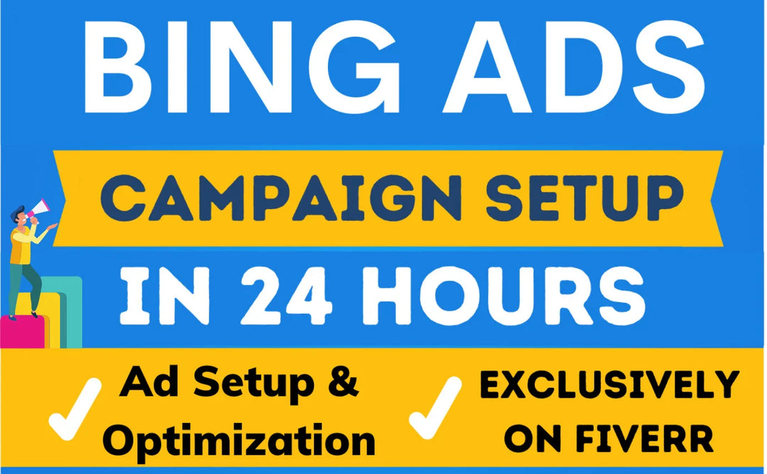 I will setup bing ads microsoft ads campaign in 24 hours