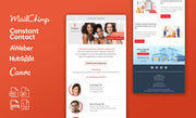 I will design awesome responsive editable mailchimp email template