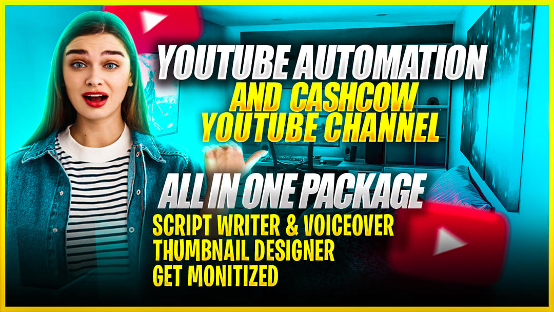 I will do youtube automation, create top 10 cash cow videos and cash cow channel (1 video)