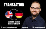 Load image into Gallery viewer, I will translate english to german or translate german to english (upto 300 words)
