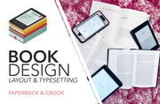 I will create your book layout design, formatting and typesetting