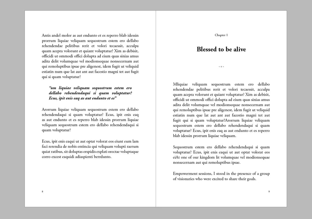 I will create your book layout design, formatting and typesetting