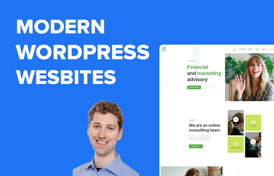 I will design and develop a responsive modern wordpress website for your business (5 pages)