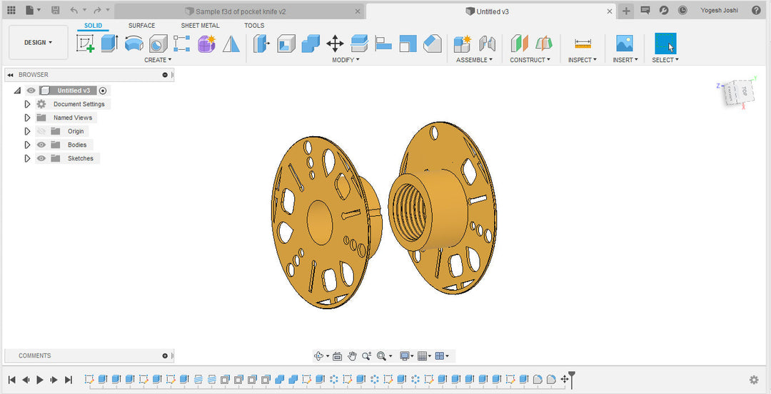 I will do 3d print design, molding, cad design in fusion 360