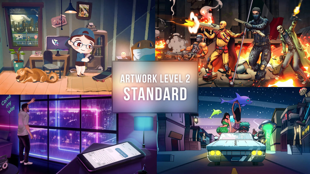 I will do 2d animations, illustrations, videogames, streams, gifs-30 seconds running time