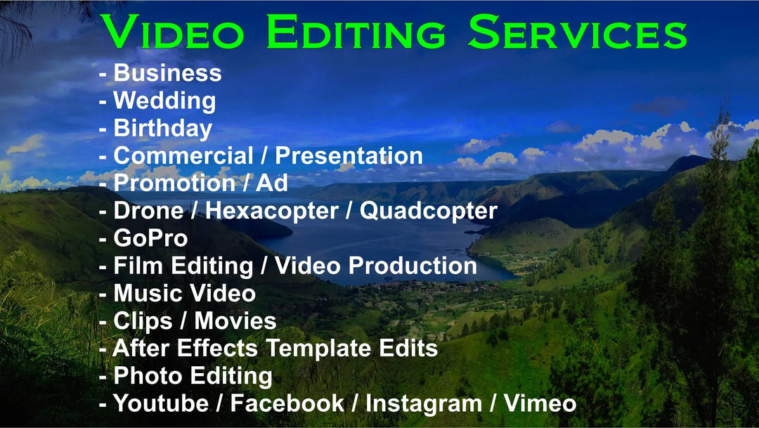 I will do professional video editing-Up to 1 minute running time