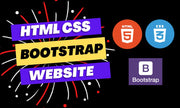 I will design a responsive HTML CSS bootstrap website for you (3 pages creation)