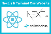 I will build react js next js website with tailwind css (1 page)