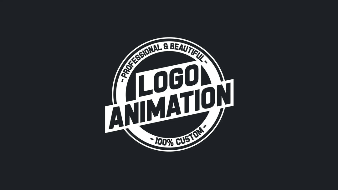 I will create a custom animation for your logo