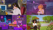I will create lofi loop animation illustration and animated gif
