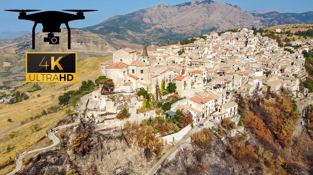 I will provide 4k footage with the drone in sicily