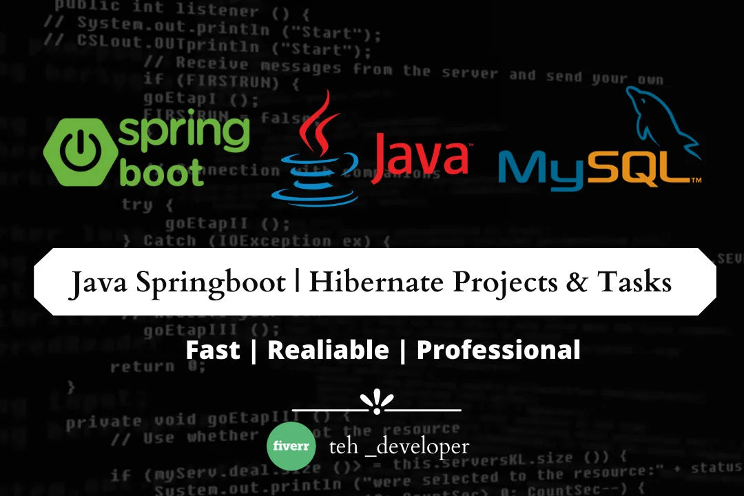 I will build website in java spring boot hibernate for you