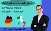 I will manually translate from german to italian (upto 200 words)