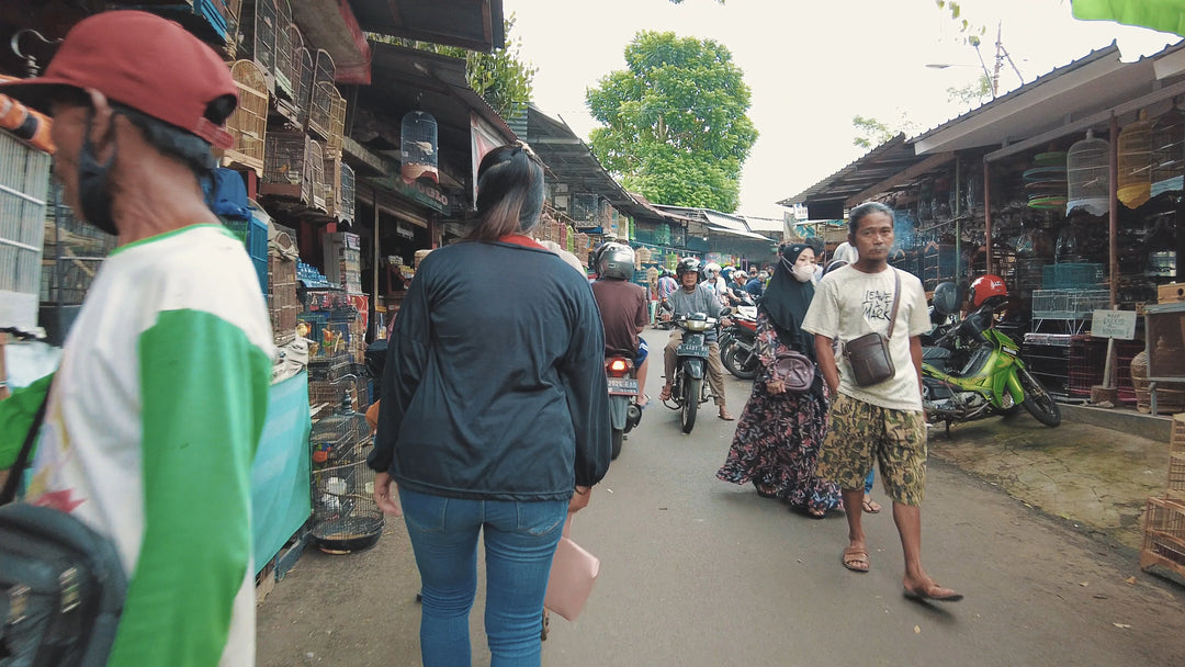 I will record street walk video of indonesia-15 Mins Walk Video