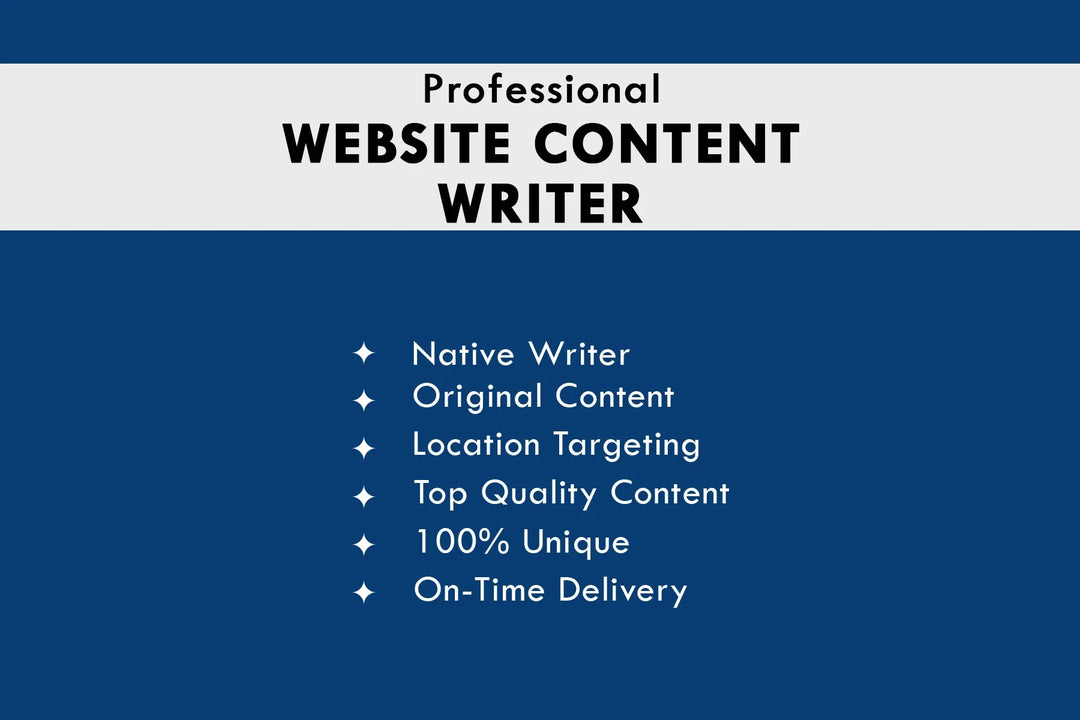I will write content for your website (1 page or upto 500 words)