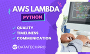 I will create AWS lambda function in python