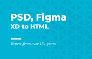 I will convert PSD, xd, figma to HTML responsive bootstrap design (upto 5 pages)