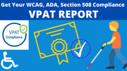 I will create wcag vpat report ada section 508 compliance