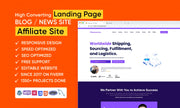 I will design modern wordpress website, blog site, landing page , affiliate site (1 page)