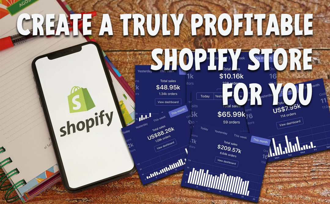 I will create your shopify dropshipping store with winning products (5 pages)