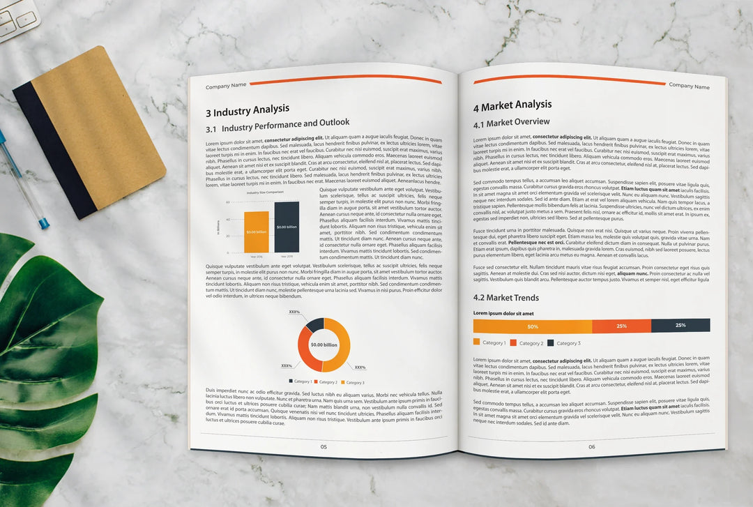I will create a compelling, fully designed business plan