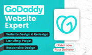 I will design, redesign godaddy website on godaddy website builder (1 page)