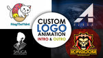 Load image into Gallery viewer, I will create custom logo animation, intro and outro for youtube
