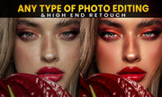 I will do any photo editing, photoshop manipulations and retouching