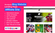 I will design modern wordpress website, blog site, landing page , affiliate site (1 page)