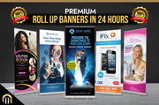 I will do outstanding roll up banner design in 24 hours