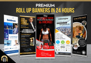 I will do outstanding roll up banner design in 24 hours