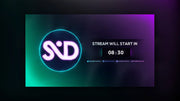I will create an animated stream starting soon screen for twitch