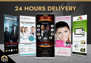 I will do outstanding roll up banner design in 24 hours