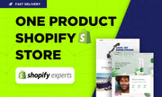 I will create one product shopify store, dropshipping website (5 pages)