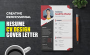 I will create professional resume design, CV design and cover letter