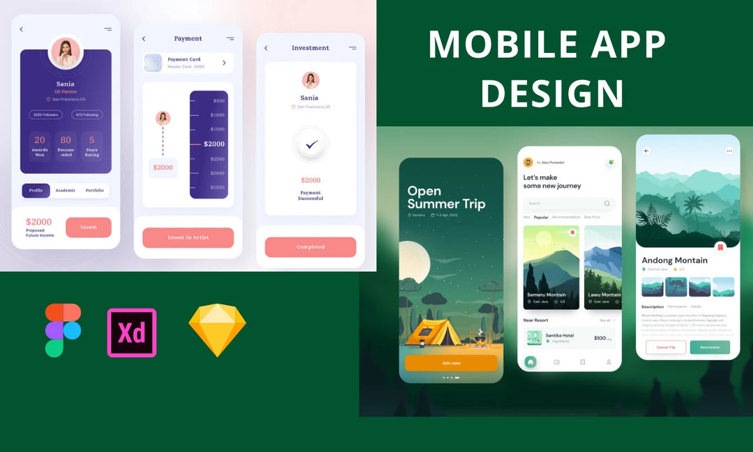 I will do UI UX design for mobile app and website