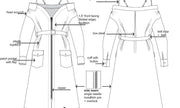 I will create technical illustrations for your garment