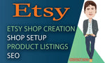 Load image into Gallery viewer, I will create an etsy shop including etsy product etsy listing etsy promotion etsy SEO
