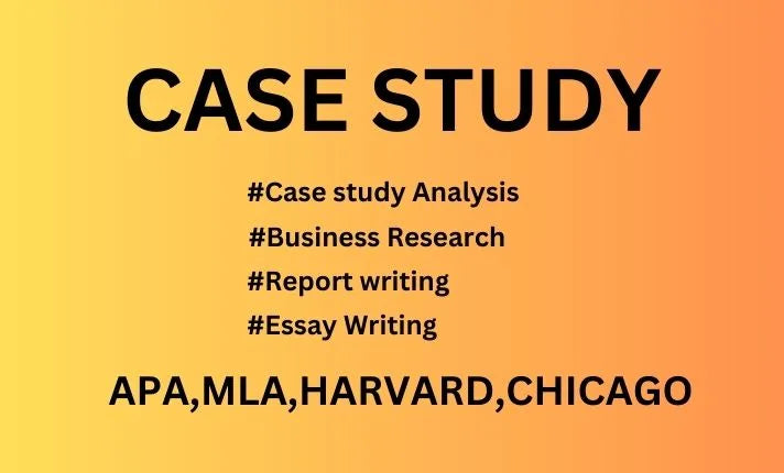 I will do case study analysis, research, essay and summary writing (500 words)