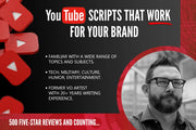 I will write a world class youtube script (5 min script-1000 words)